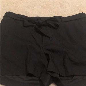 Black 4” trouser shorts
